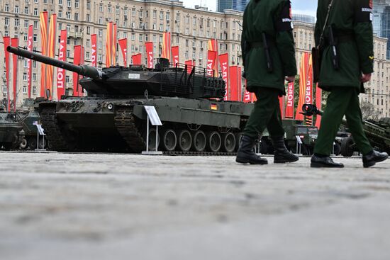 Russia Ukraine Captured Military Equipment Exhibition