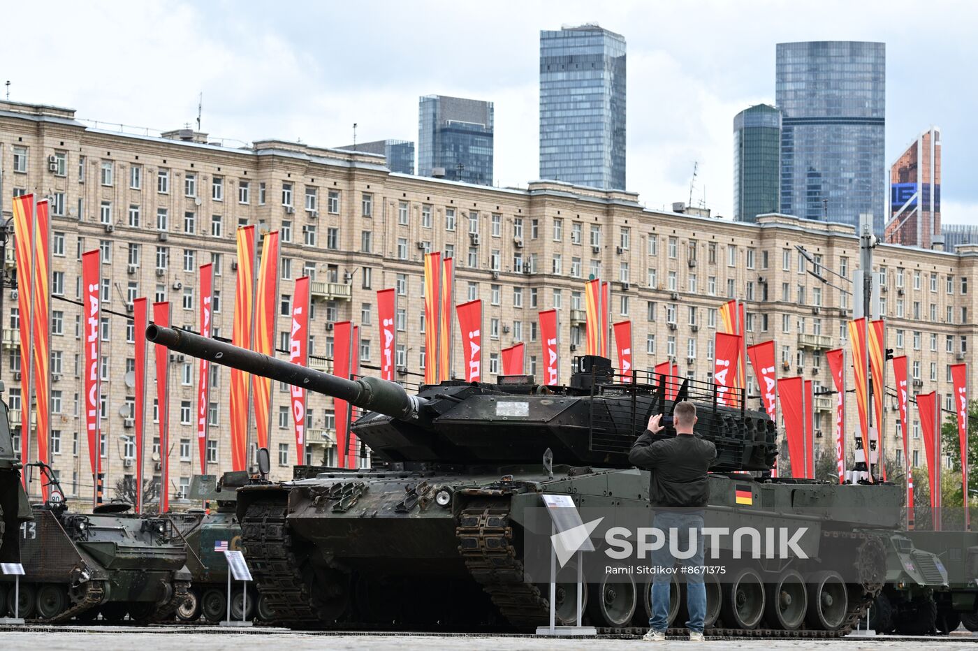 Russia Ukraine Captured Military Equipment Exhibition