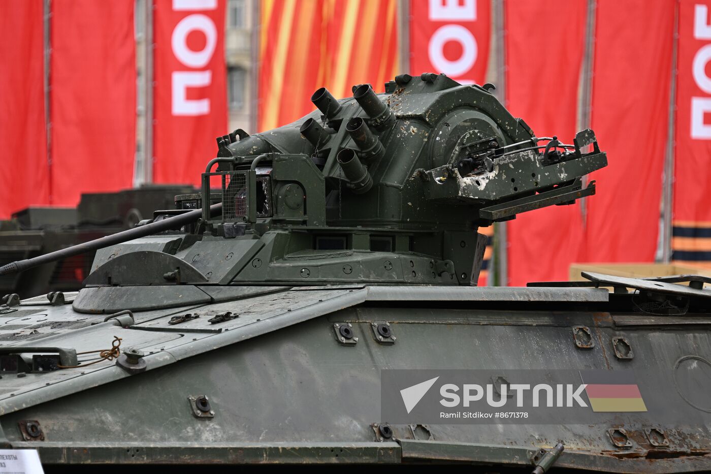 Russia Ukraine Captured Military Equipment Exhibition