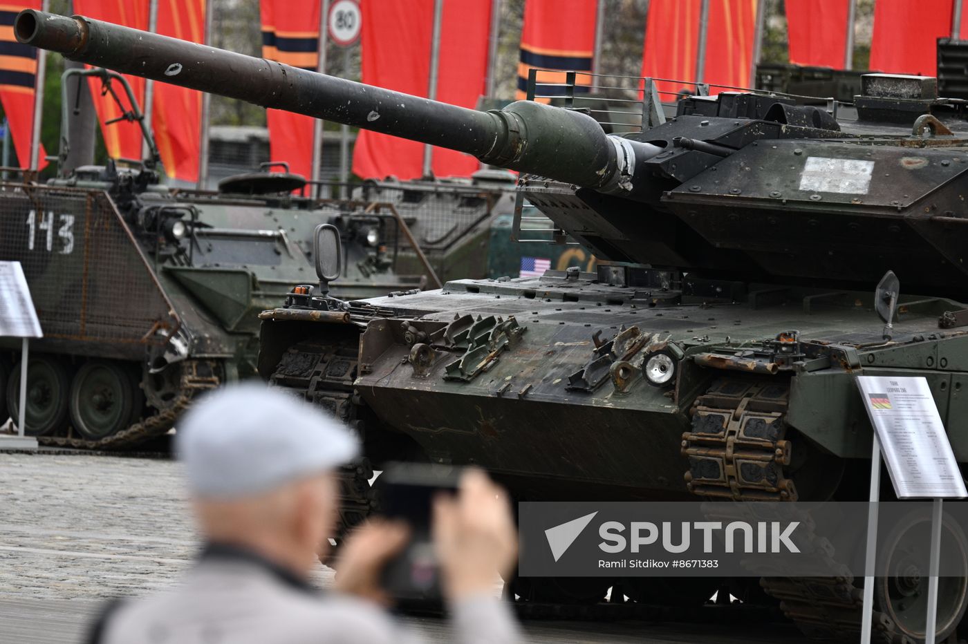 Russia Ukraine Captured Military Equipment Exhibition