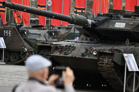 Russia Ukraine Captured Military Equipment Exhibition