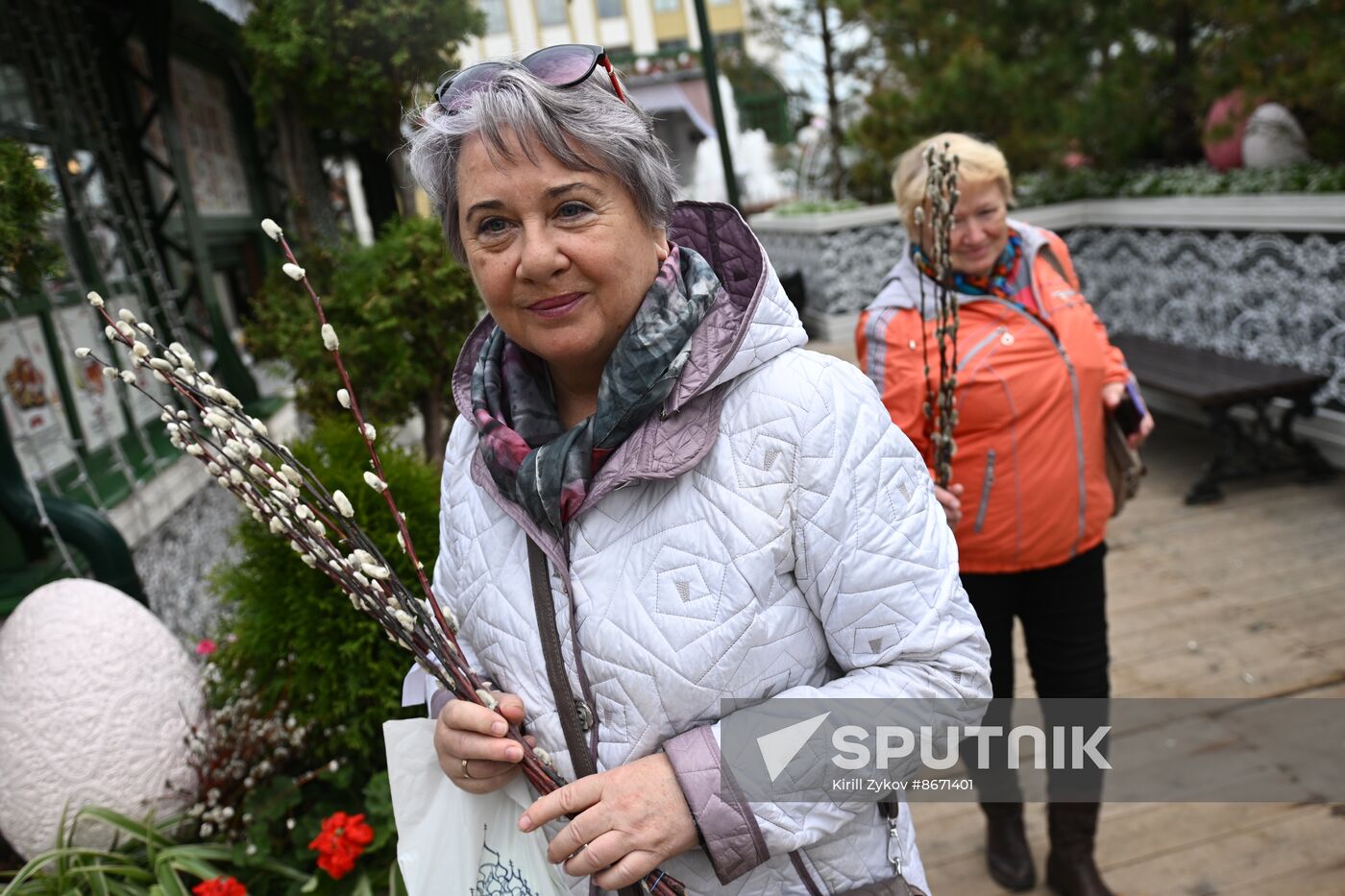 Russia Religion Palm Sunday Festival