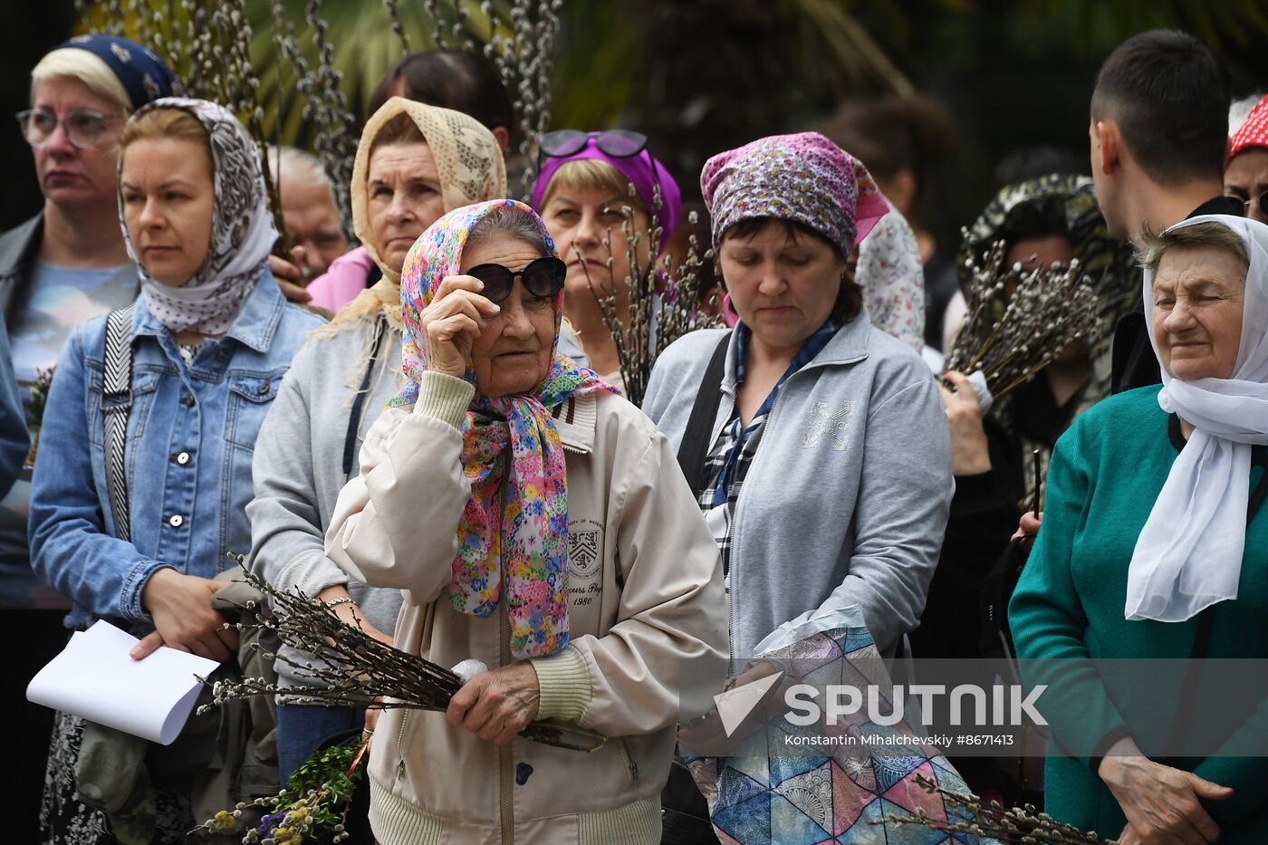 Russia Religion Palm Sunday