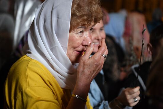 Russia Religion Palm Sunday