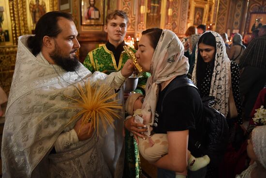 Russia Religion Palm Sunday