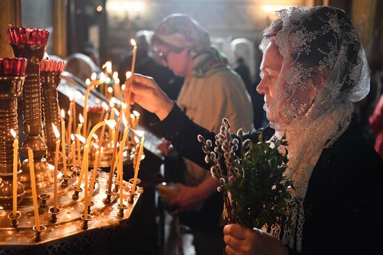 Russia Religion Palm Sunday