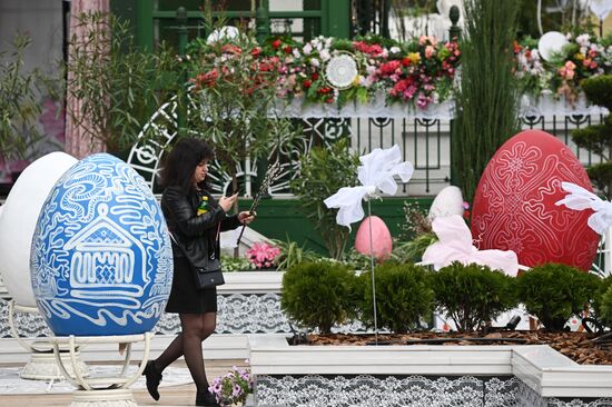 Russia Religion Palm Sunday Festival