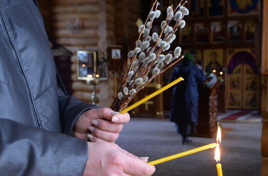 Russia Religion Palm Sunday