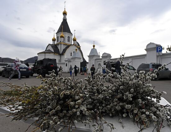 Russia Religion Palm Sunday