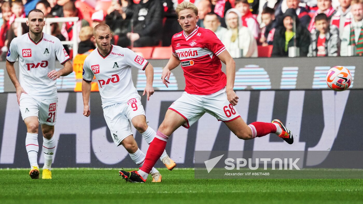 Russia Soccer Premier-League Spartak - Lokomotiv