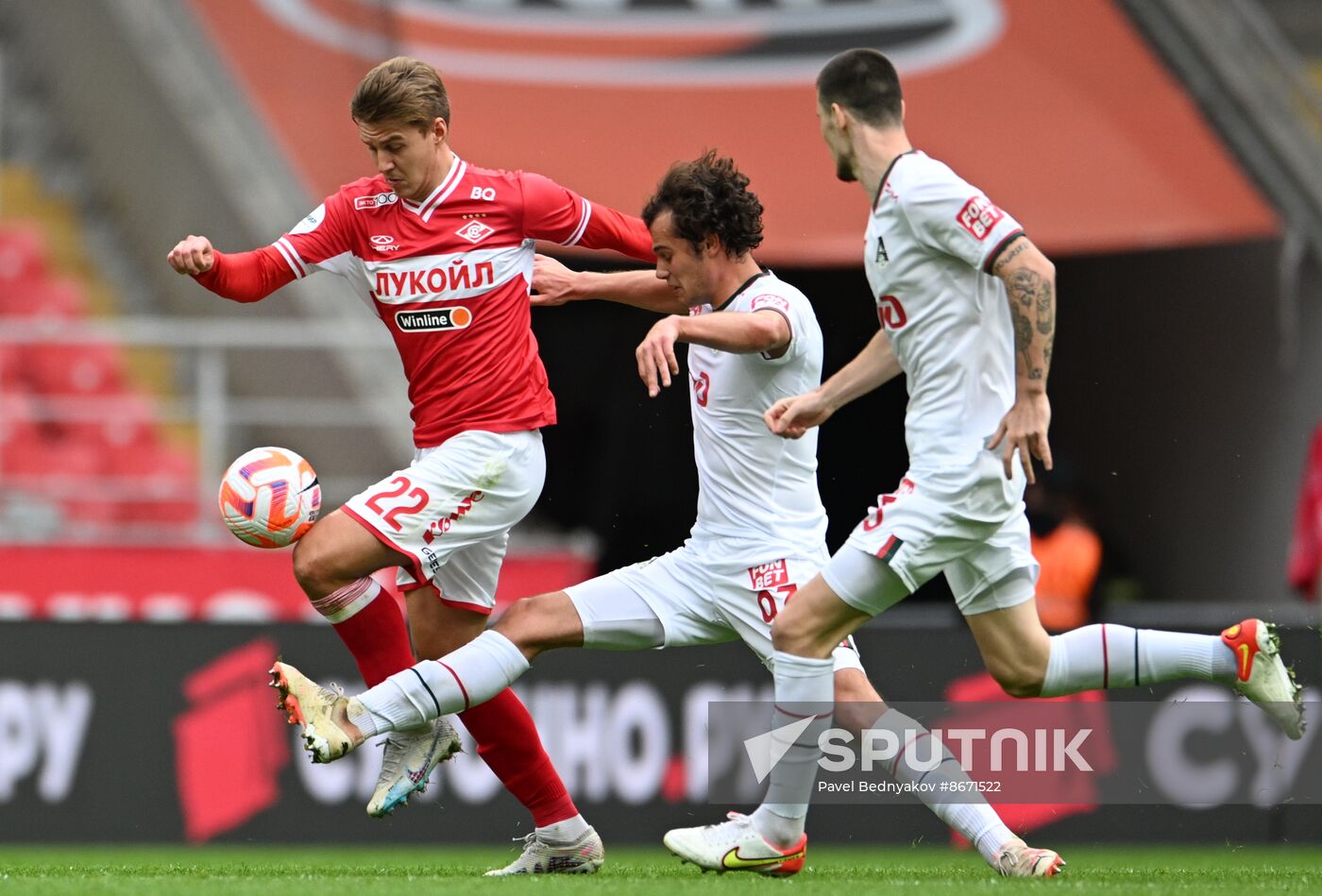 Russia Soccer Premier-League Spartak - Lokomotiv