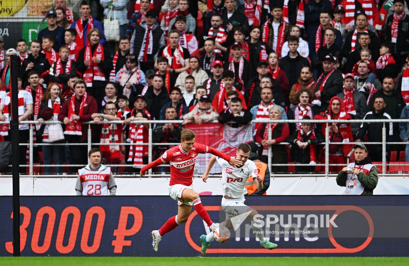 Russia Soccer Premier-League Spartak - Lokomotiv