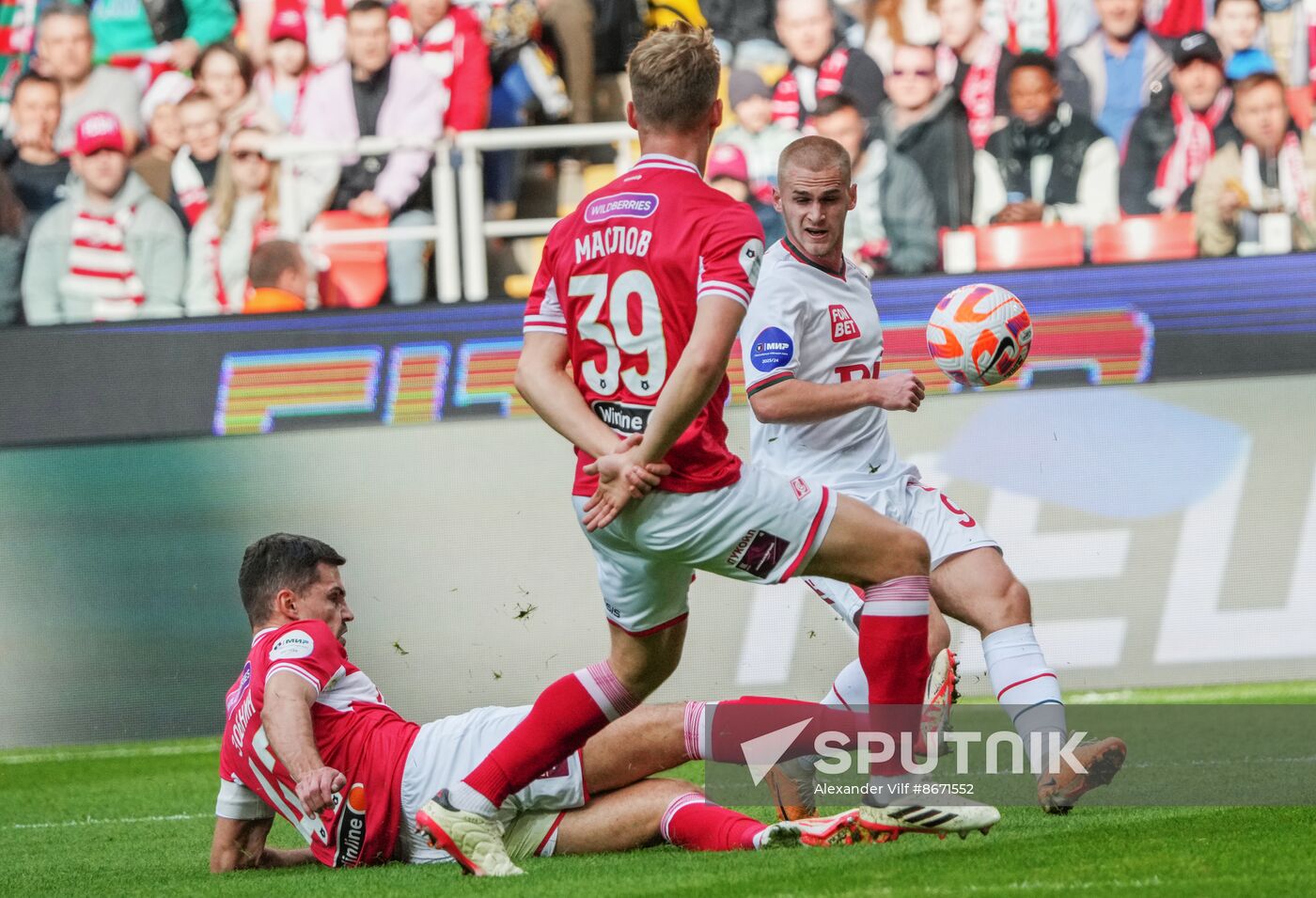 Russia Soccer Premier-League Spartak - Lokomotiv