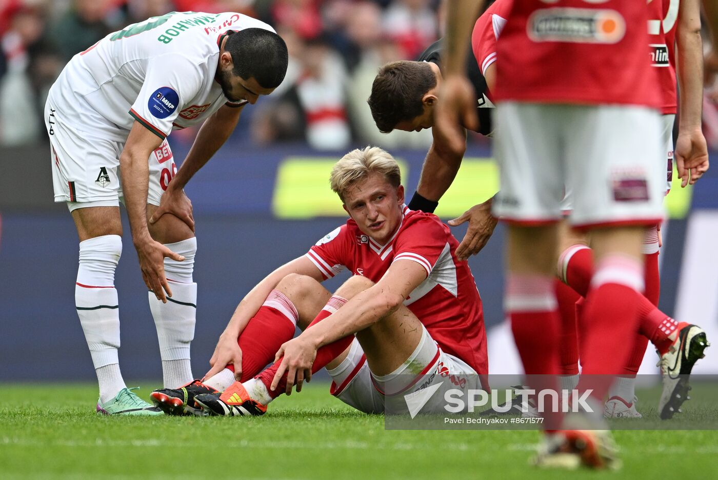 Russia Soccer Premier-League Spartak - Lokomotiv