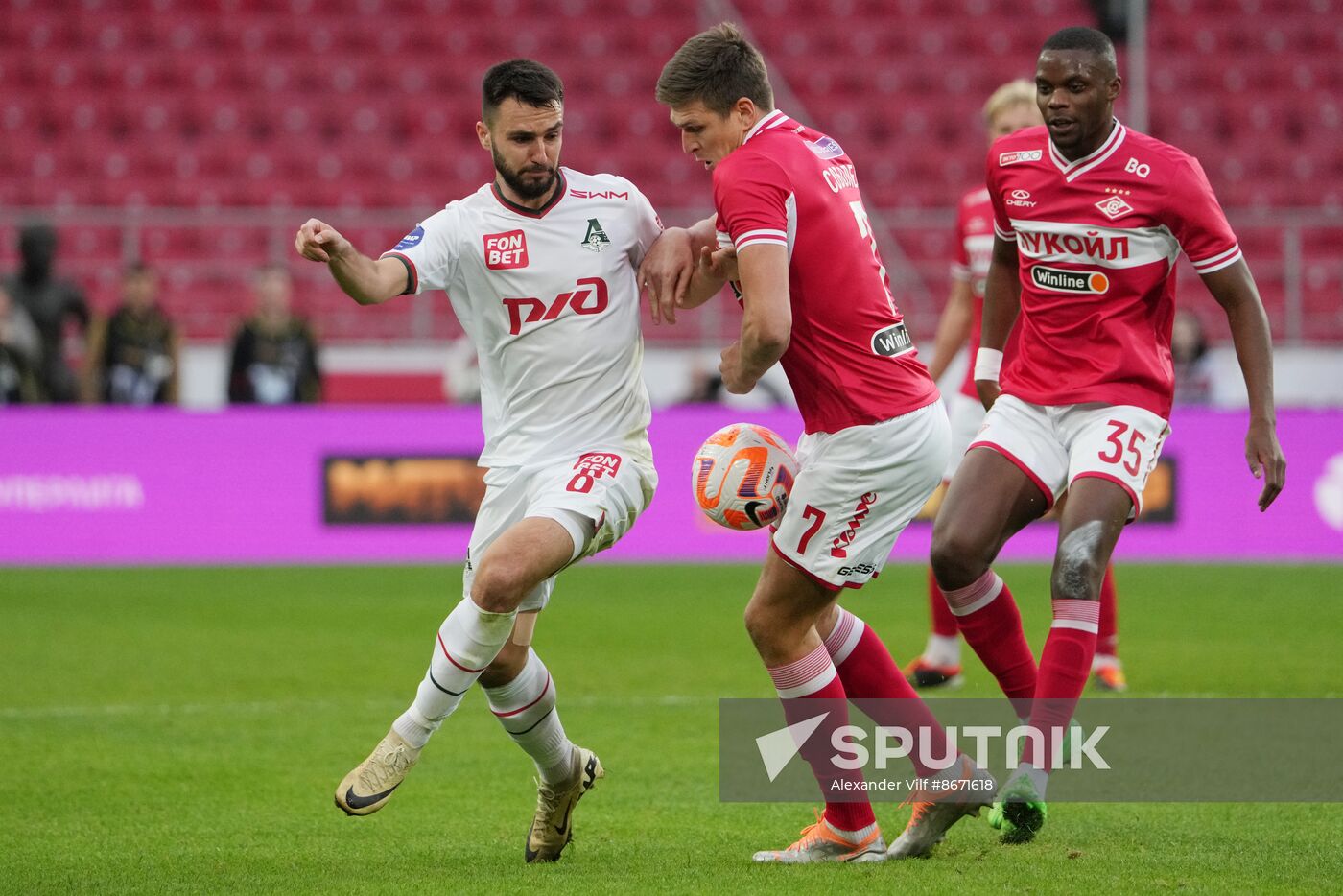 Russia Soccer Premier-League Spartak - Lokomotiv