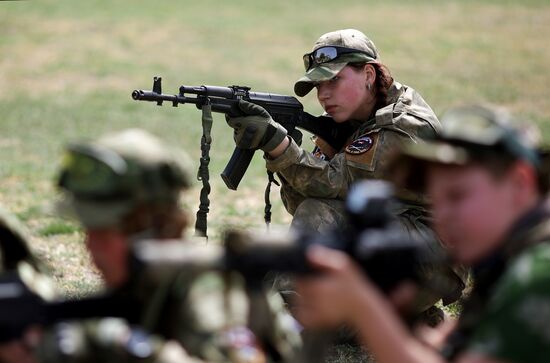 Russia Cossack Youth Military Training