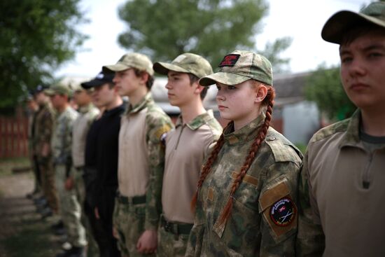 Russia Cossack Youth Military Training