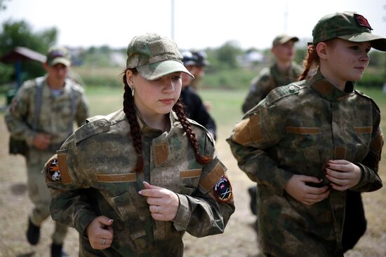 Russia Cossack Youth Military Training