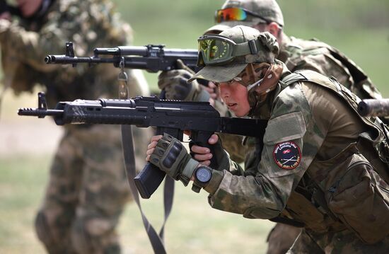 Russia Cossack Youth Military Training