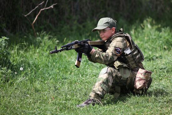 Russia Cossack Youth Military Training