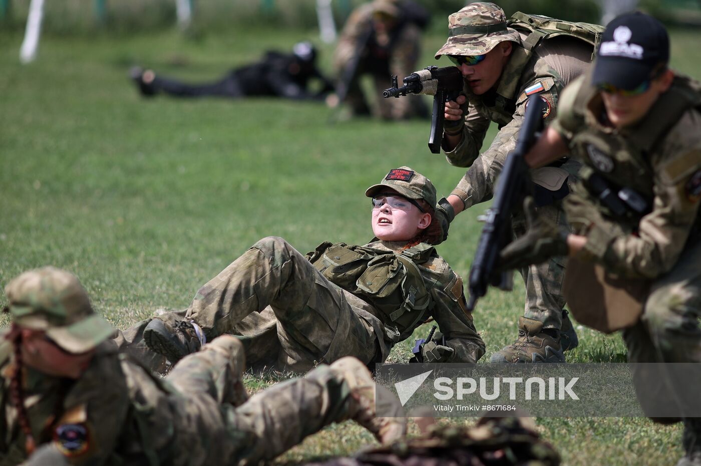 Russia Cossack Youth Military Training