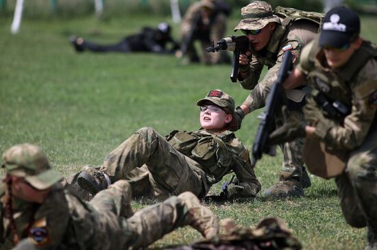 Russia Cossack Youth Military Training