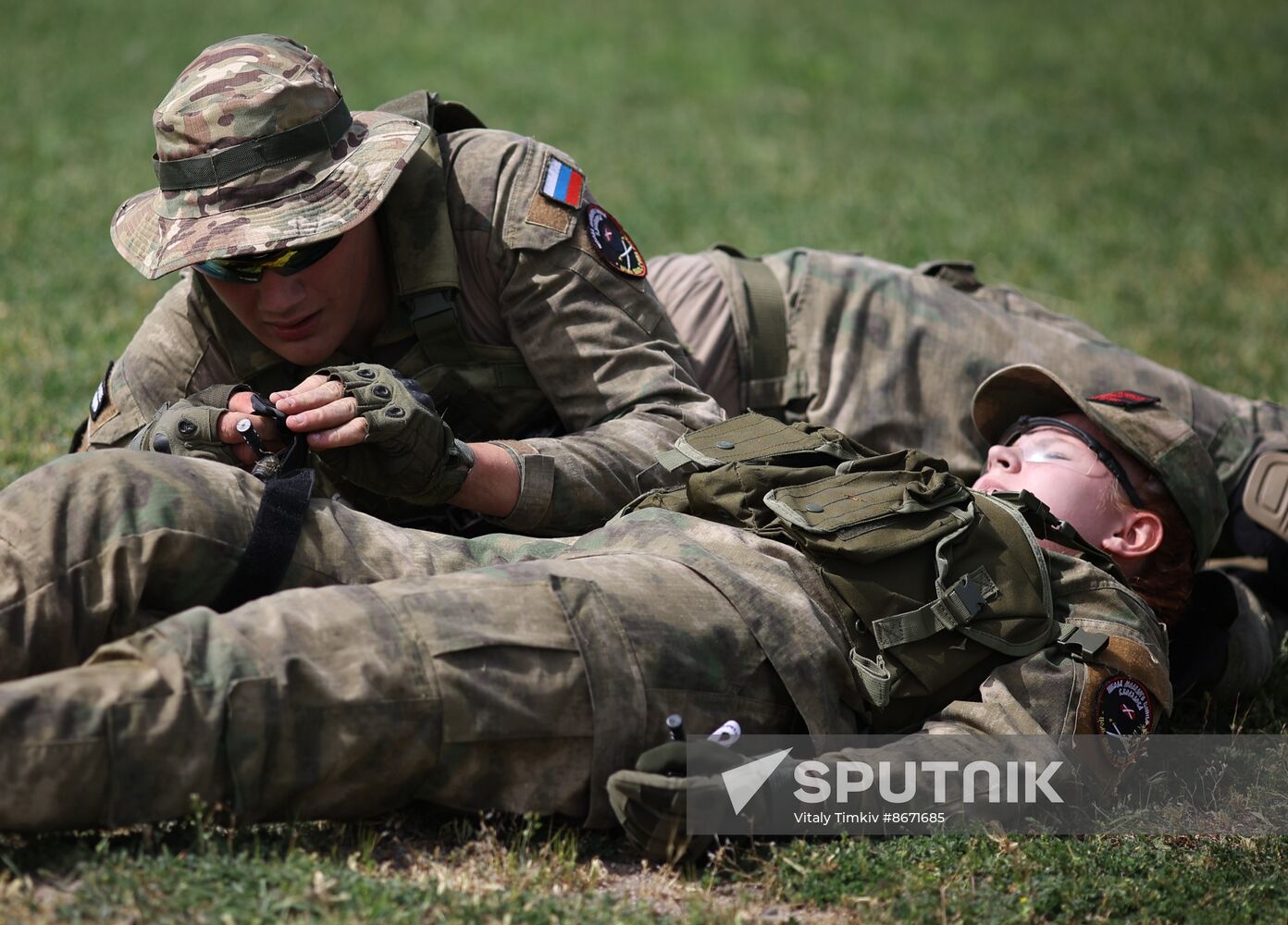 Russia Cossack Youth Military Training