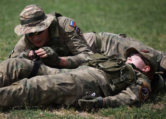 Russia Cossack Youth Military Training
