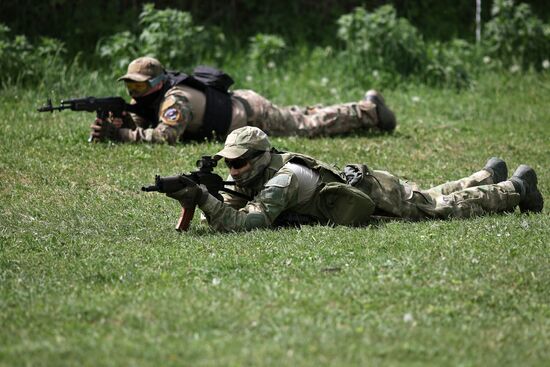 Russia Cossack Youth Military Training