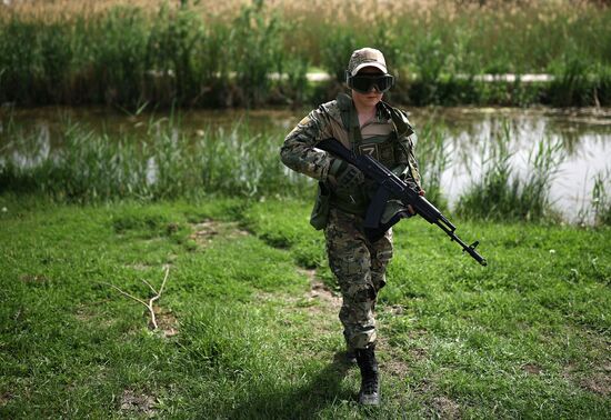 Russia Cossack Youth Military Training
