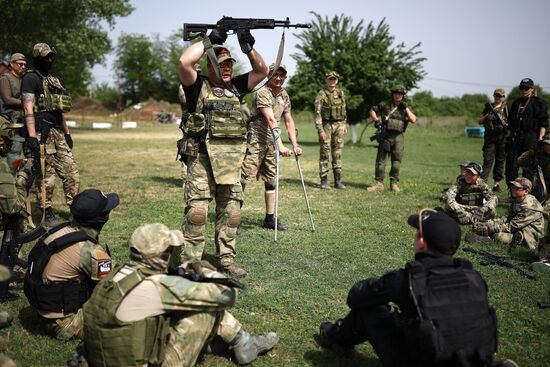 Russia Cossack Youth Military Training
