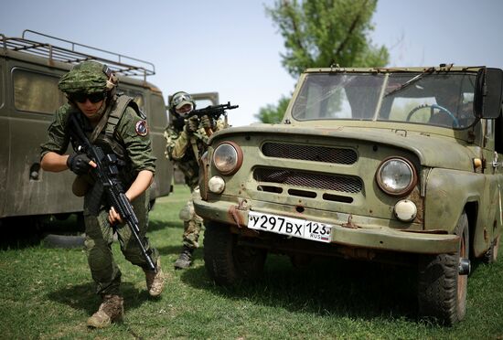 Russia Cossack Youth Military Training