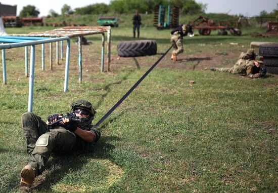 Russia Cossack Youth Military Training