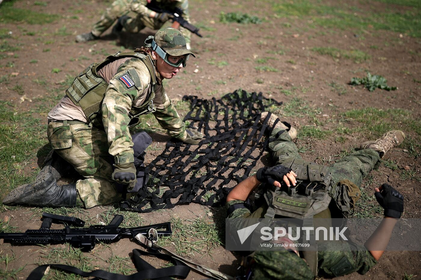 Russia Cossack Youth Military Training