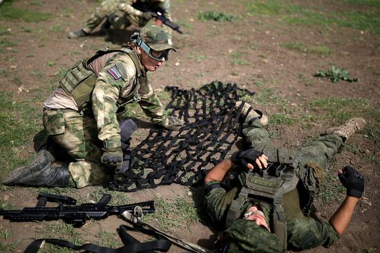 Russia Cossack Youth Military Training