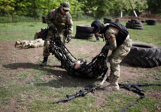 Russia Cossack Youth Military Training