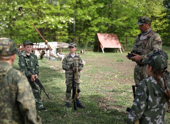 Russia Cossack Youth Military Training