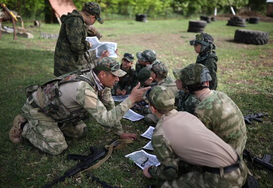 Russia Cossack Youth Military Training