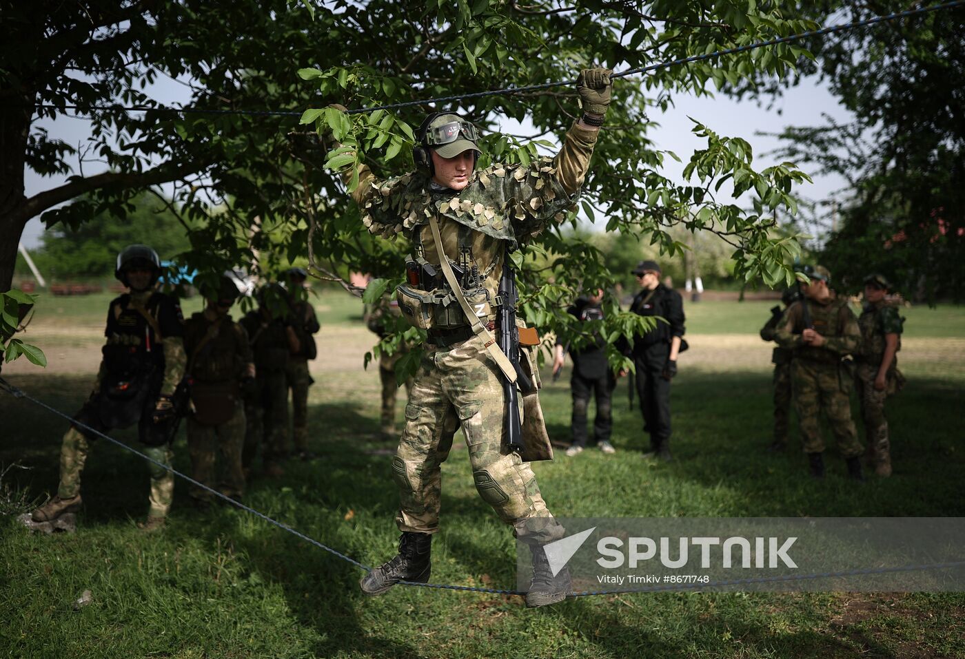 Russia Cossack Youth Military Training