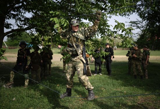 Russia Cossack Youth Military Training