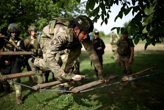 Russia Cossack Youth Military Training
