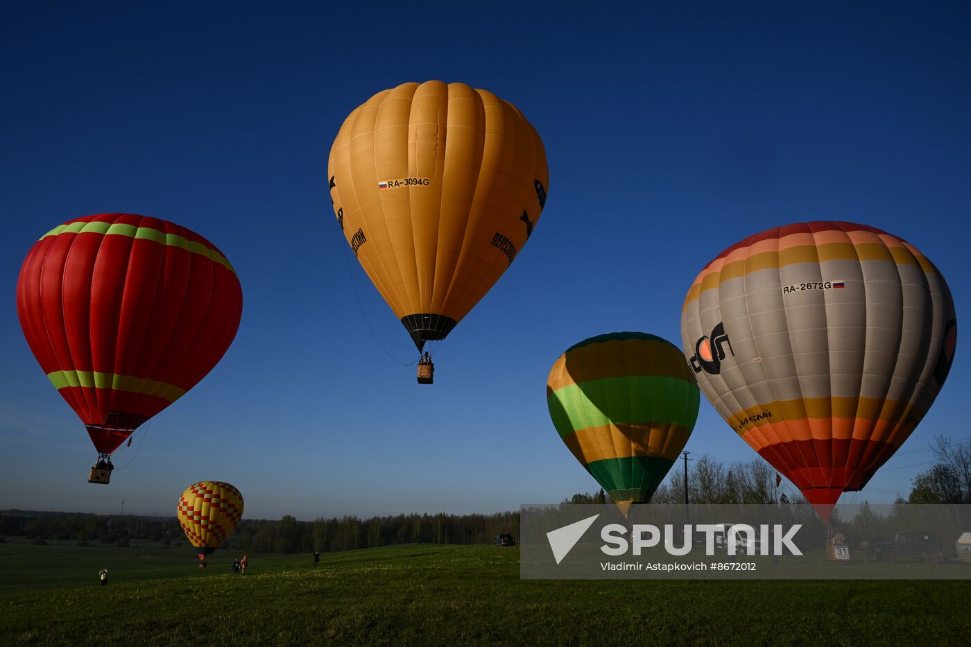 Russia Hot Air Ballooning Festival