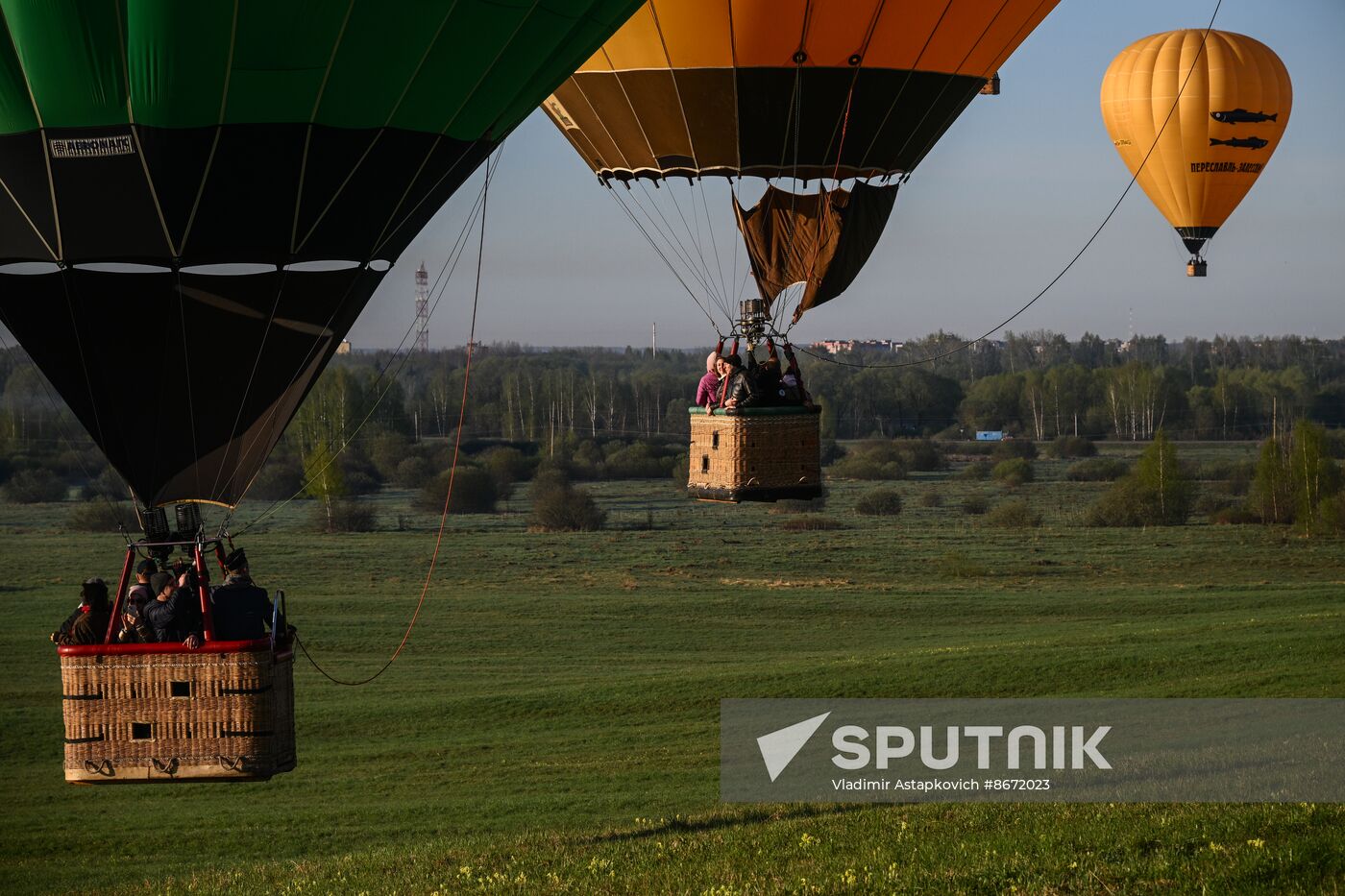 Russia Hot Air Ballooning Festival