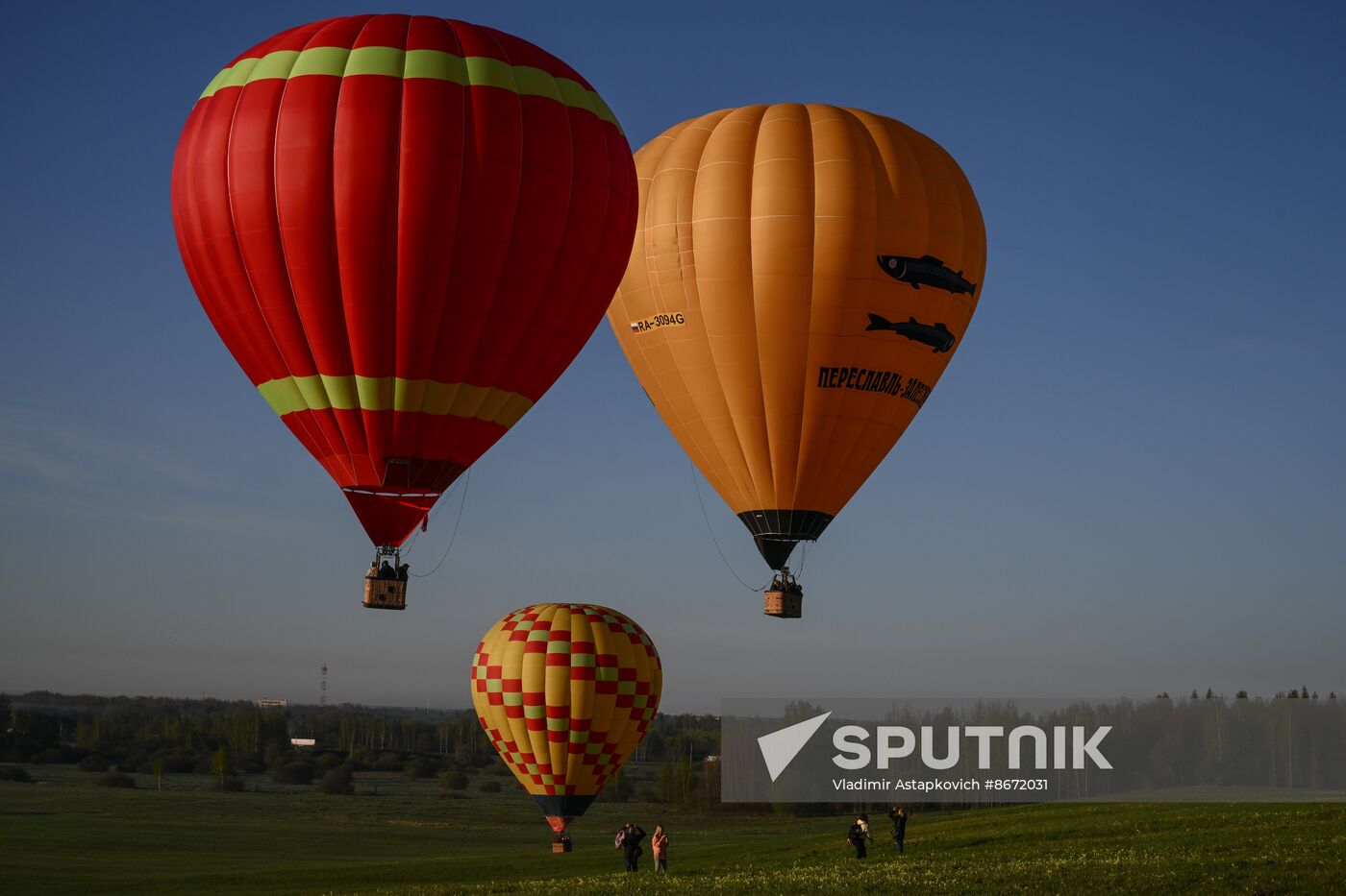 Russia Hot Air Ballooning Festival