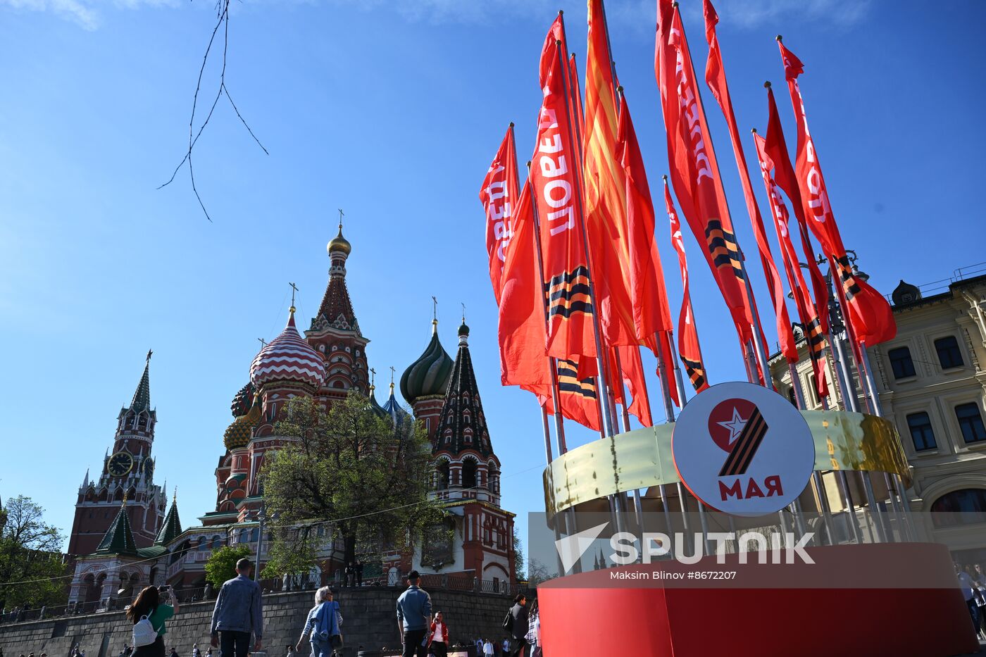 Russia WWII Victory Day Preparations