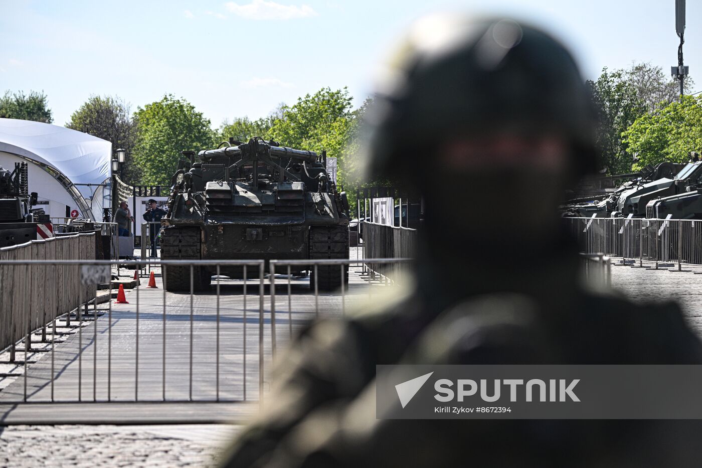 Russia Ukraine Captured Military Equipment Exhibition
