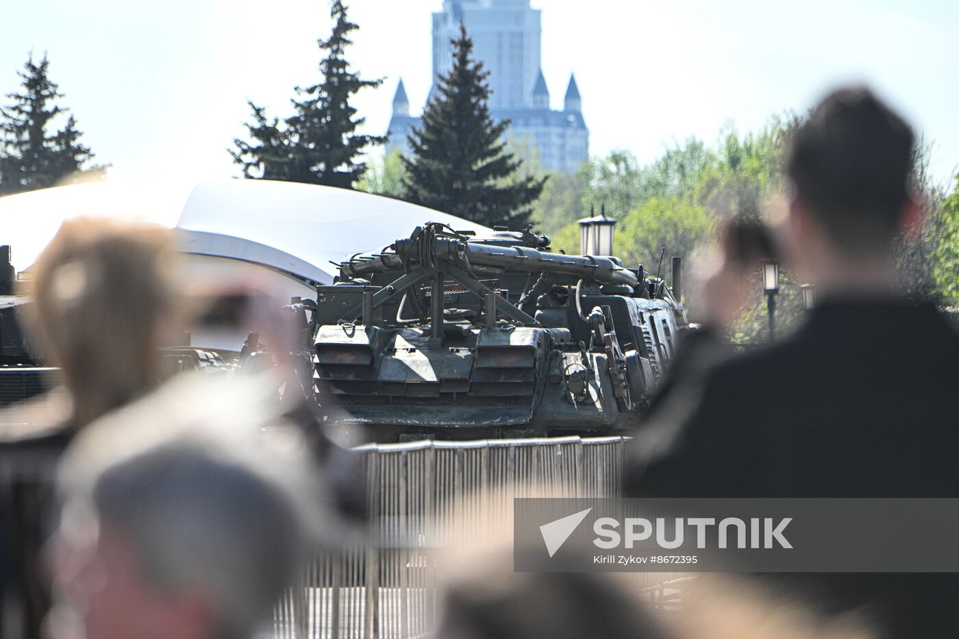 Russia Ukraine Captured Military Equipment Exhibition