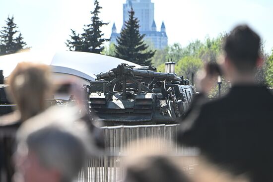 Russia Ukraine Captured Military Equipment Exhibition