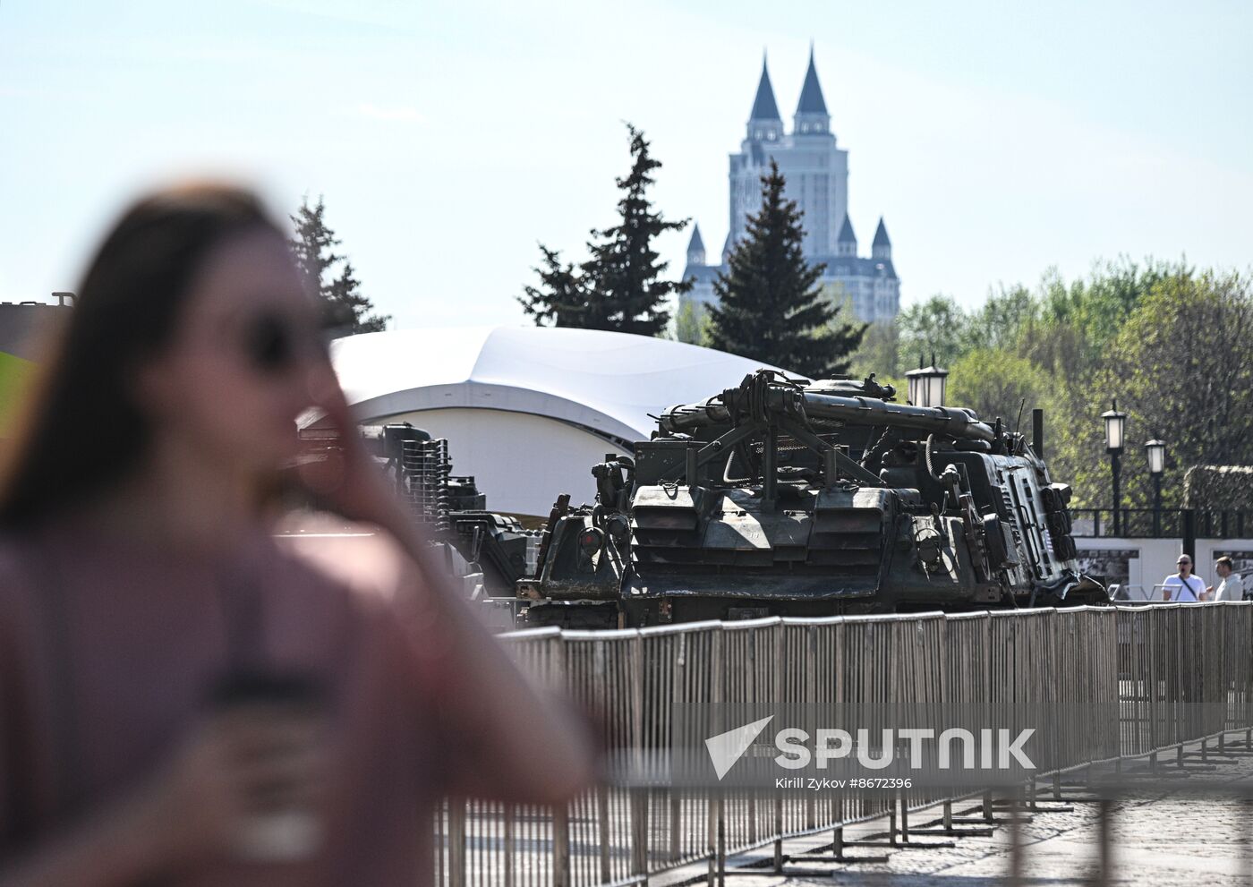 Russia Ukraine Captured Military Equipment Exhibition