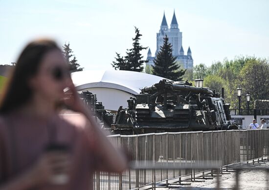Russia Ukraine Captured Military Equipment Exhibition